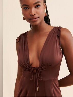 Chocolate Brown Jumpsuit